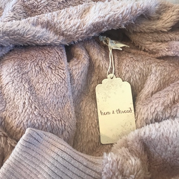 ❄️Winter Blush Sherpa Hoodie Jacket ❄️ Sale - Picture 6 of 7